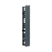 Organizador Vertical NetRunner, Sencillo (Solo Frontal), Para Rack Abierto de 45 Unidades, 4.9in de Ancho, Color Negro - P...
