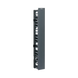 Organizador Vertical NetRunner, Sencillo (Solo Frontal), Para Rack Abierto de 45 Unidades, 4.9in de Ancho, Color Negro - P...