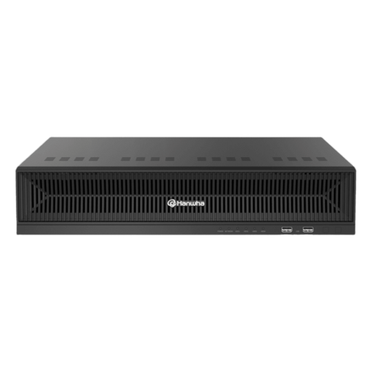 HANWHA VISION - WRN-1632S-24TB - NVR de 12 Megapíxel sistema operativo Ubuntu Linux / Hasta 32 canales / 24TB Incluidos / 16 puertos PoE+ / H.265 & WiseStream /