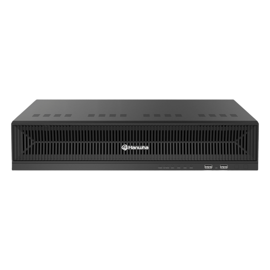 HANWHA VISION - WRN-1632S-8TB - NVR de 12 Megapíxel sistema operativo Ubuntu Linux / Hasta 32 canales / 8TB Incluidos / 16 puertos PoE+ / H.265 & WiseStream / Incluye