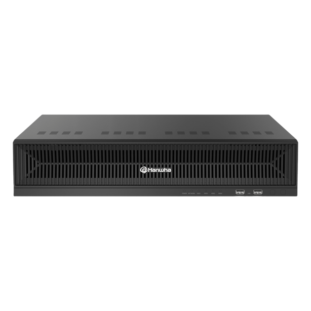 HANWHA VISION - WRN-1632S-8TB - NVR de 12 Megapíxel sistema operativo Ubuntu Linux / Hasta 32 canales / 8TB Incluidos / 16 puertos PoE+ / H.265 & WiseStream / Incluye