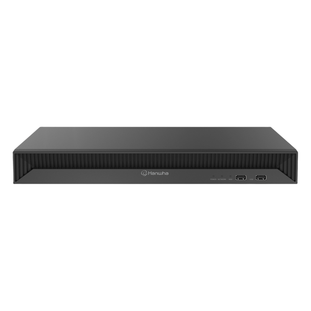 HANWHA VISION - WRN-816S-4TB - NVR de 12 Megapíxel hasta 8 canales con Licencias WAVE / Incluye 1 Licencia WAVE-PRO-04 / 4TB Incluidos / 8 puertos PoE+ / H.265 &