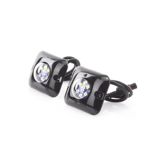 Estrobos Ocultos LED / 12 LEDs / 12 Patrones de Destello / 10-24 VCC / 1 A Máx. / 3.2 x 1.8 cm | SIERRA STORE
