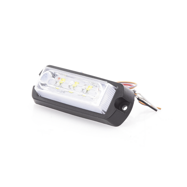 Luz de Advertencia LED / 8 LED Ultra Brillantes / 23 Patrones de Destello / 10-30 VDC / 1A Máx. / Wig Wag / Montaje Permanente | SIERRA STORE