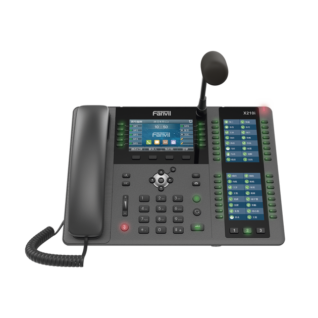 Teléfono empresarial IP hasta 20 lineas SIP, micrófono exterior, 106 botones DSS, Bluetooth integrado para diademas, puertos Gigabit | SIERRA STORE