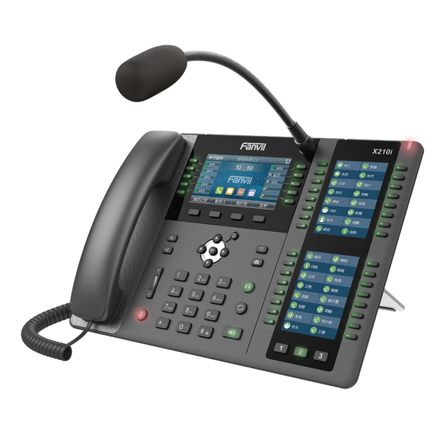 Teléfono empresarial IP hasta 20 lineas SIP, micrófono exterior, 106 botones DSS, Bluetooth integrado para diademas, puertos Gigabit | SIERRA STORE