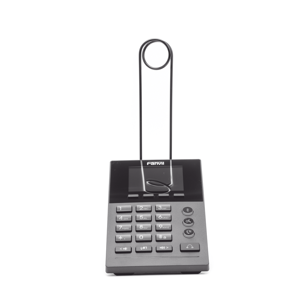 Teléfono IP para Call Center para 2 lineas SIP con soporte para diadema, pantalla LCD de 2.8 pulgadas a color, PoE | SIERRA STORE