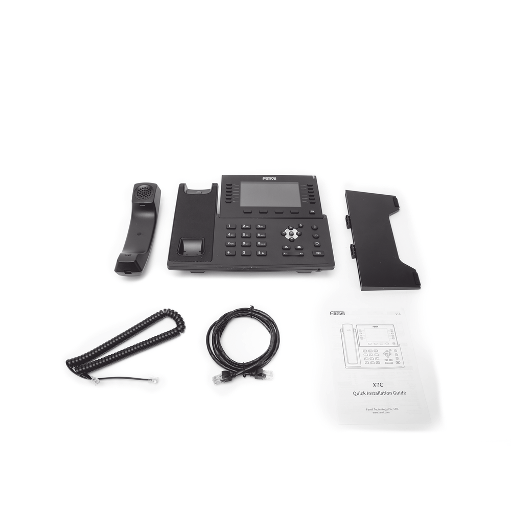 Teléfono IP Empresarial / 20 Líneas SIP / Pantalla Táctil 5' / 60 Teclas DSS / Bluetooth / PoE 802.3af / Dual Gigabit / Video H.264 | SIERRA STORE