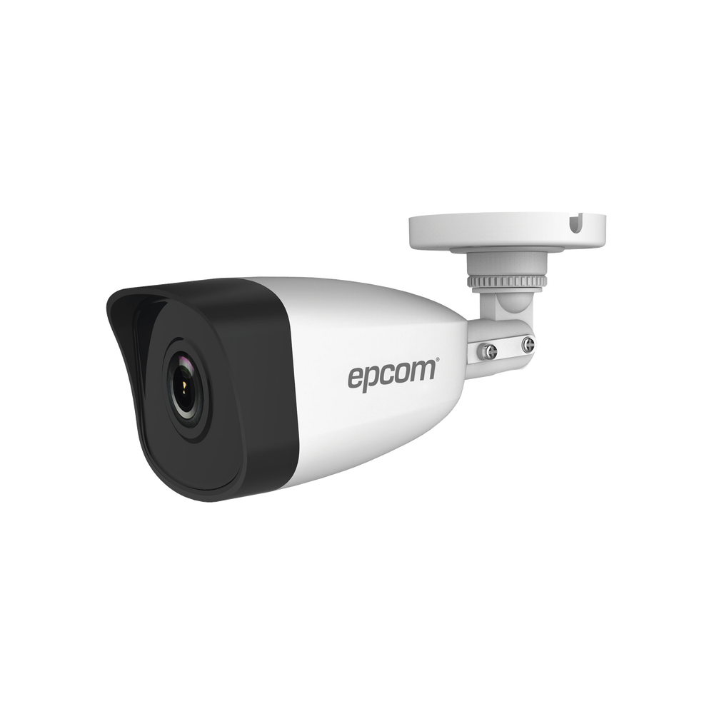 EPCOM XB21H - Cámara Bala IP / 2 Megapixel / Lente 2.8 mm / IR EXIR 30 m (98.4 ft) / IP67 / PoE / dWDR / H.265 | SIERRA STORE