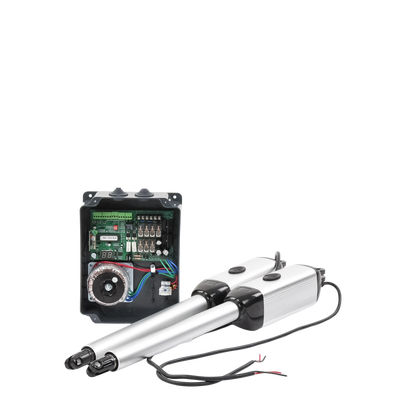 Kit de brazos para automatizar portones vehiculares abatibles de 2 hojas/ 3 Mts / 300 Kg / Uso solo residencial / Compatib...