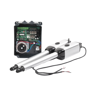 Kit de brazos para automatizar portones vehiculares abatibles de 2 hojas/ 3 Mts / 300 Kg / Uso solo residencial / Compatible 