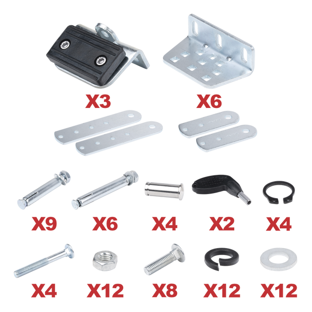 AccessPRO XBS-PK03-SET - Set de Accesorios para Brazos de Montaje / Ajuste Ergonómico / Soportes de Aluminio / Instalación Rápida / | SIERRA STORE
