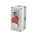 Botonera Triple con Boton de Stop Tipo Enclavado / Para Barreras Vehiculares, Operadores Corredizos y Abatibles. ACCESSPRO...