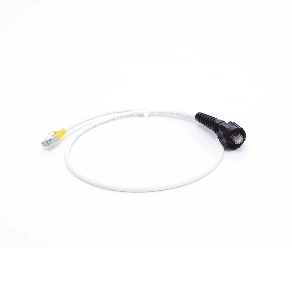 SIEMON XC6A-S10-B05 - Patch Cord / Cat6A S/FTP / T568A/B / CM/LS0H1 / 3.05 m (10 ft) / Blanco y Amarillo | SIERRA STORE
