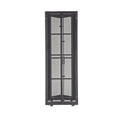 Gabinete FlexFusion para Centros de Datos, 42 UR, 600 mm de Ancho, 1070 mm de Profundidad, Fabricado en Acero, Color Negro...