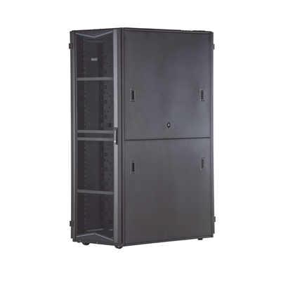 Gabinete FlexFusion para Centros de Datos, 42 UR, 600 mm de Ancho, 1070 mm de Profundidad, Fabricado en Acero, Color Negro...