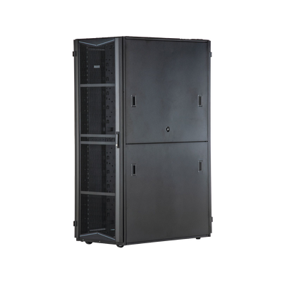 Gabinete FlexFusion para Centros de Datos, 45 UR, 800 mm de Ancho, 1200 mm de Profundidad, Fabricado en Acero, Color Negro...