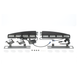 Luz de Visera LED / 32 LEDs de 3W / 22 Patrones Configurables / 96W / 12 VCC / Interior Rojo/Azul | SIERRA STORE