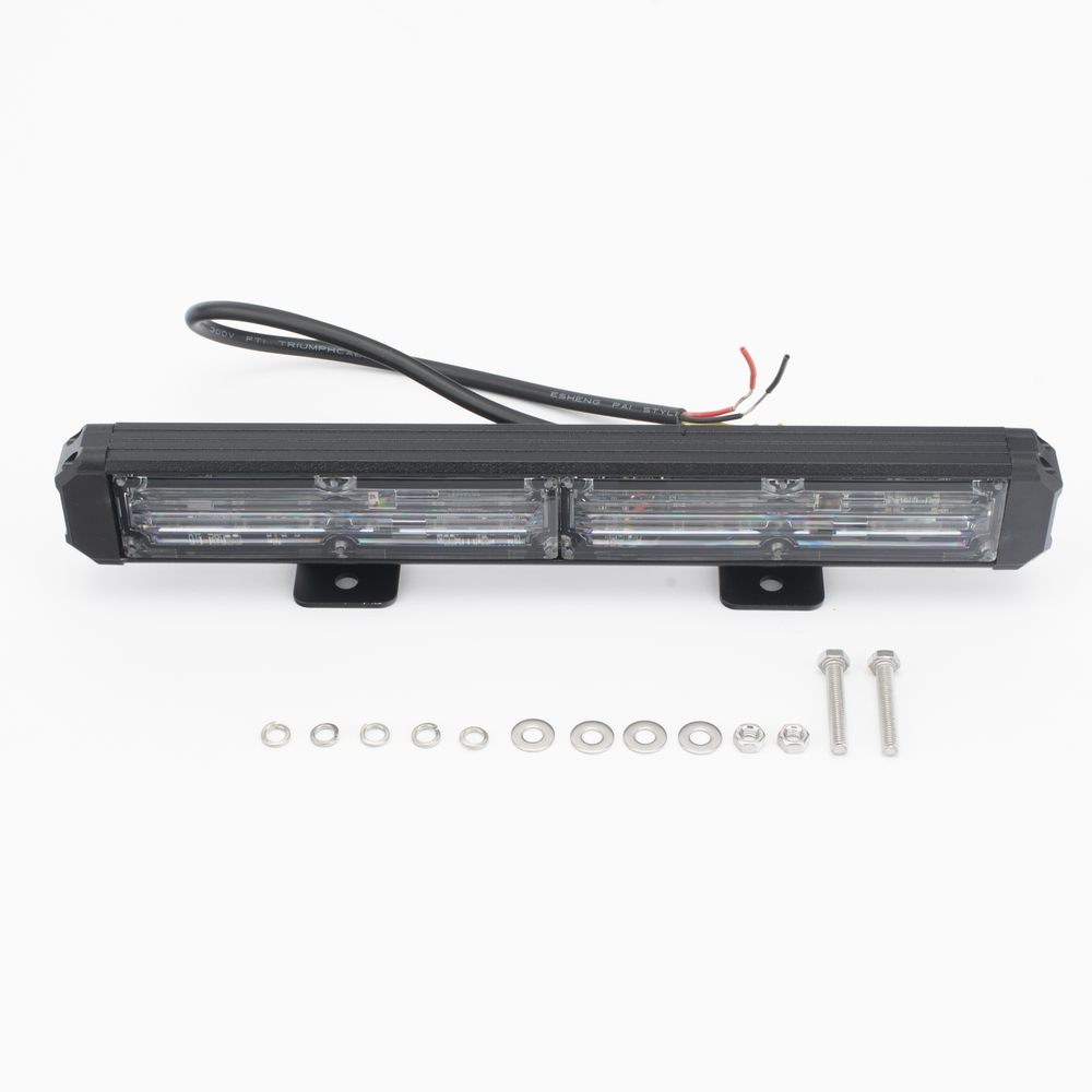 Barra de Luz de Advertencia / 2 Módulos de 6 LED Gen III / 10.8' (274 mm) / Rojo / 10-30 VCC / 180° | SIERRA STORE