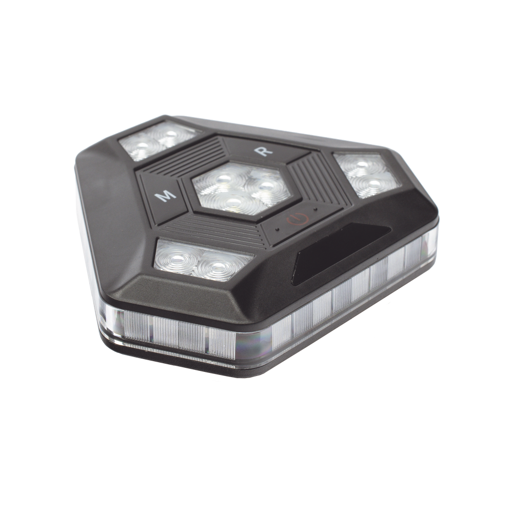 Luz de Advertencia LED / 27 LEDs / 900 Lúmenes / IP67 / 12 Patrones / Batería 20 h / Sincronización Inalámbrica | SIERRA STORE