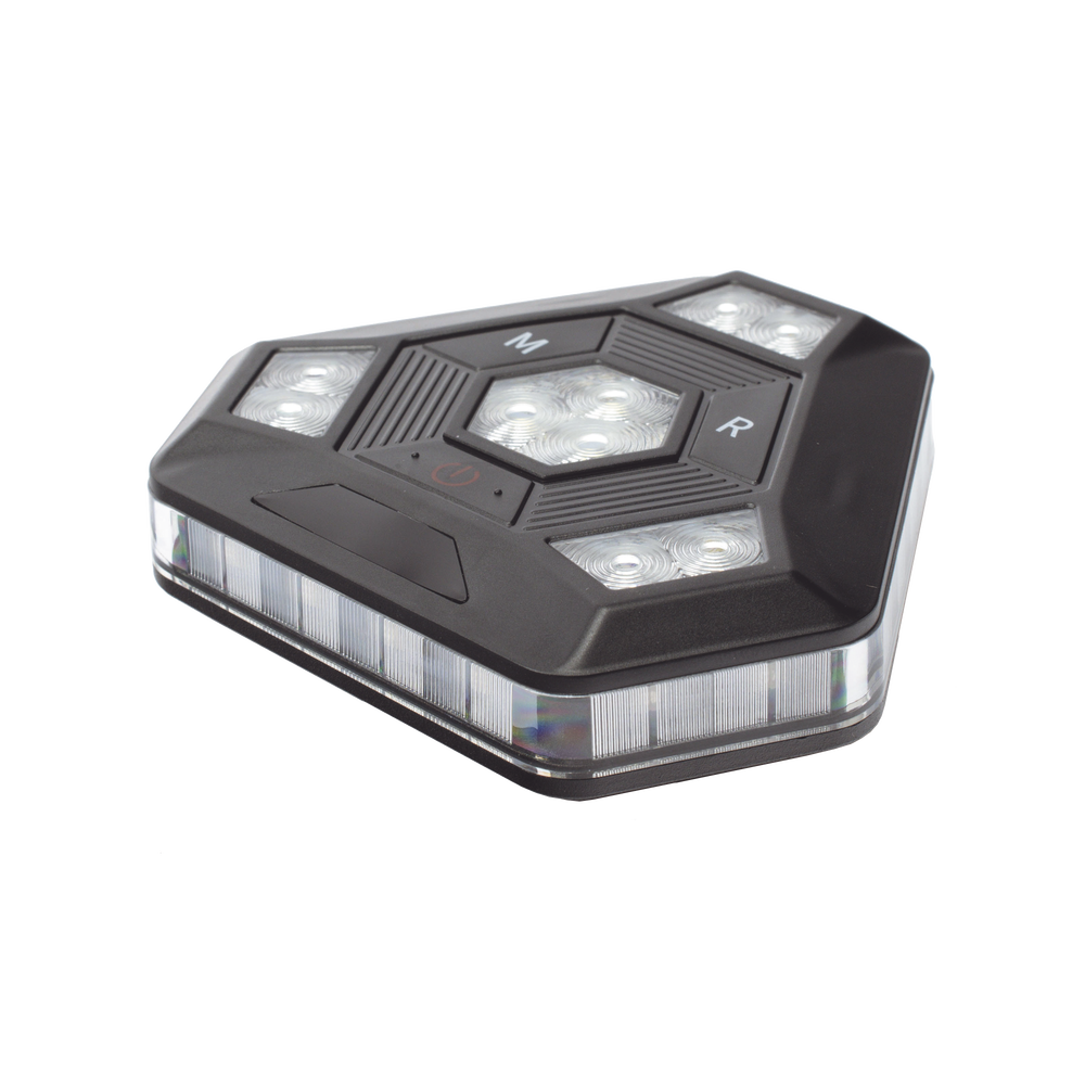 Luz de Advertencia LED / 27 LEDs / 900 Lúmenes / IP67 / 12 Patrones / Batería 20 h / Sincronización Inalámbrica | SIERRA STORE