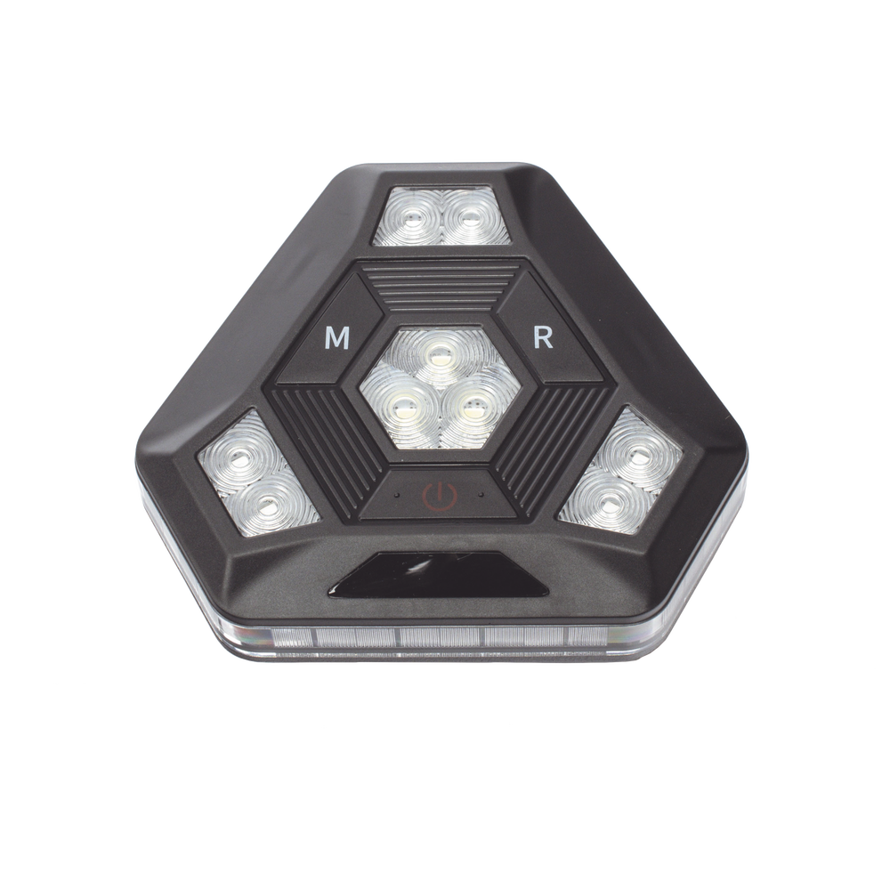 Luz de Advertencia LED / 27 LEDs / 900 Lúmenes / IP67 / 12 Patrones / Batería 20 h / Sincronización Inalámbrica | SIERRA STORE