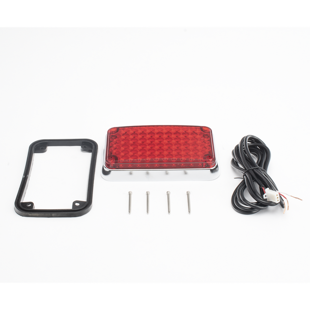 Luz de Advertencia LED / 66 LEDs / 6x4 Pulgadas / 12 VCC / 10 Patrones de Destello / Montaje Permanente | SIERRA STORE