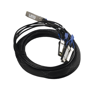 (XQ+BC0003-XS+) Cable de conexion 100G QSFP28 a 4 x 25G SFP28 o 40G QSFP+ a 10G SFP+, 3m - MIKROTIK