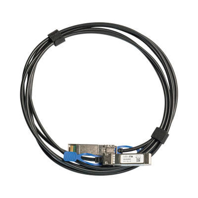 (XS+DA0001) Cable de conexión directa 1 Metro SFP/SFP+/SFP28 1G/10G/25G - MIKROTIK