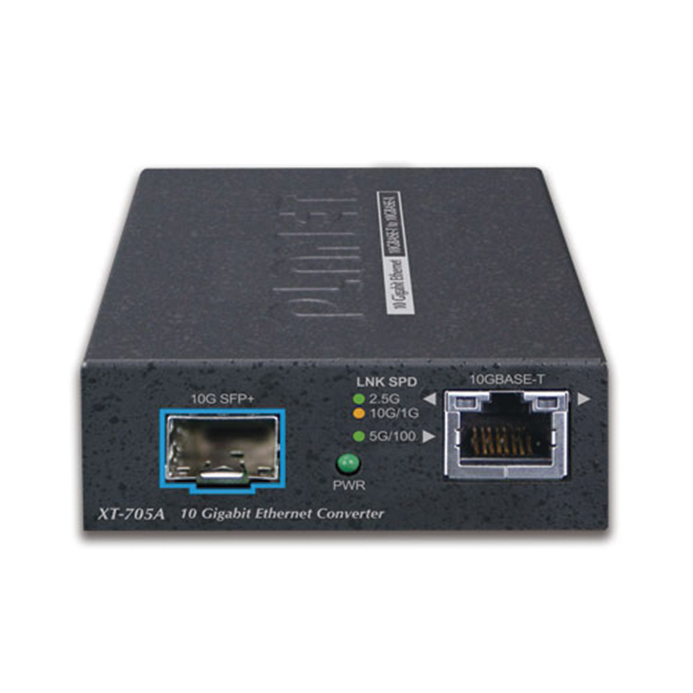 Convertidor de Medios / 10G/5G/2.5G/1G/100M a SFP+ / 10GBASE-X / Cobre a Fibra / 300m a 60km / 3.75W | SIERRA STORE