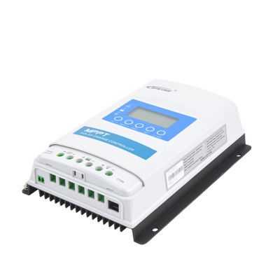 Controlador Solar MPPT 30A 12/24V, Máximo Voltaje de Circuito Abierto Voc 100Vcc, Configurable para Baterías de Litio EPEV...