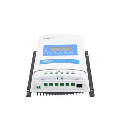 Controlador Solar MPPT 30A 12/24V, Máximo Voltaje de Circuito Abierto Voc 100Vcc, Configurable para Baterías de Litio EPEV...