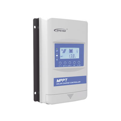 Controlador Solar MPPT 30A 12/24V, Máximo Voltaje de Circuito Abierto Voc 100Vcc, Configurable para Baterías de Litio - EP...