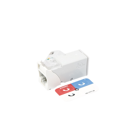 Jack Z-Max Cat6A, UTP, Montaje Híbrido en Placa de Pared (Plano y Angulado), Color Blanco, Versión Bulk (Sin Empaque Indiv...