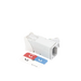 Jack Z-Max Cat6A, UTP, Montaje Híbrido en Placa de Pared (Plano y Angulado), Color Blanco, Versión Bulk (Sin Empaque Indiv...