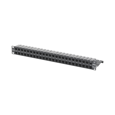 Patch Panel Z-Max de 48 Puertos, Blindado, Precargado con Jacks Categoría 6A, Plano, 1UR - SIEMON