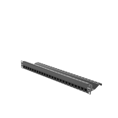 Patch Panel UTP Z-MAX de 24 Puertos, Precargado con Jacks Categoría 6, Plano, 1UR SIEMON - Vista 4