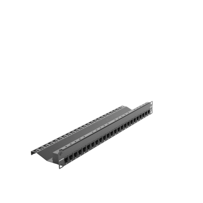 Patch Panel UTP Z-MAX de 24 Puertos, Precargado con Jacks Categoría 6, Plano, 1UR SIEMON - Vista 5