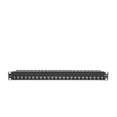 Patch Panel UTP Z-MAX de 24 Puertos, Precargado con Jacks Categoría 6, Plano, 1UR SIEMON - Vista 6