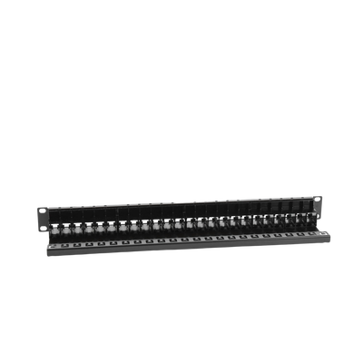 Patch Panel UTP Z-MAX de 24 Puertos, Precargado con Jacks Categoría 6, Plano, 1UR SIEMON - Vista 7