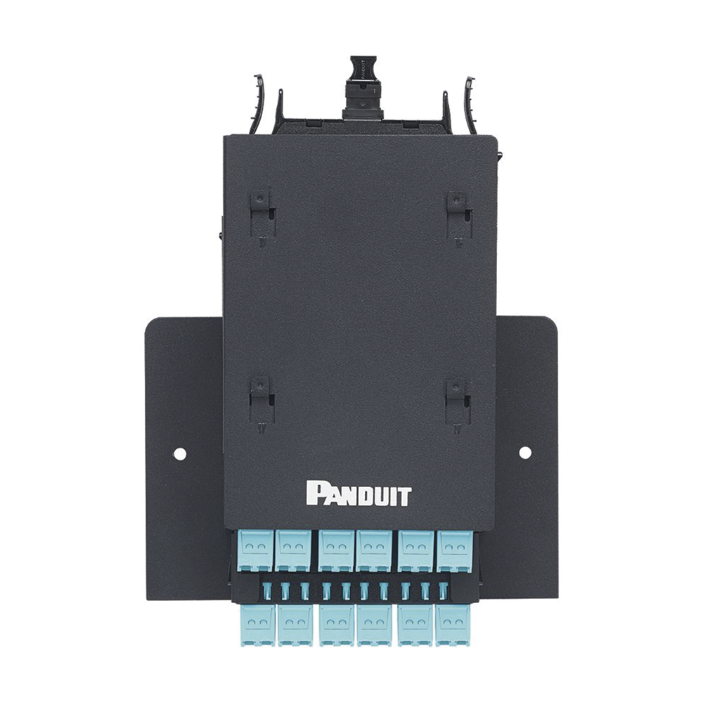 PANDUIT ZFLEX2 - Soporte para 2 Casetes HD Flex / 12 Puertos / 4.1" (104.1 mm) Ancho / 5.98" (151.9 mm) Alto / Negro | SIERRA STORE