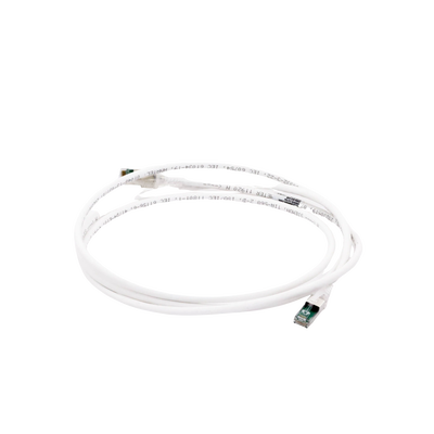 Patch Cord Z-MAX Cat6A S/FTP, CM/LS0H, 2.13 Metros (7 Pies), Color Blanco, Versión Bulk (Sin Empaque Individual) SIEMON - ...