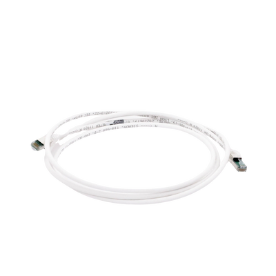 Patch Cord Z-MAX Cat6A S/FTP, CM/LS0H, 2.13 Metros (7 Pies), Color Blanco, Versión Bulk (Sin Empaque Individual) SIEMON - ...