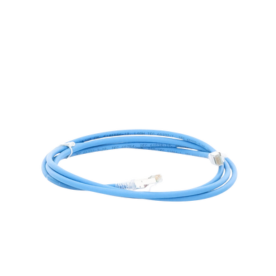 Patch Cord Z-MAX Cat6A S/FTP, CM/LS0H, 2.13 Metros (7 Pies), Color Azul, Versión Bulk (Sin Empaque Individual) SIEMON - Vi...