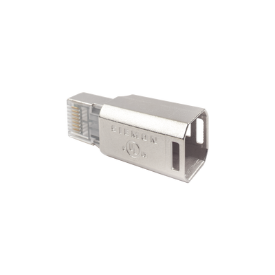 Plug RJ45 Cat6A Blindado, Terminación en Campo, Compatible con Todas las Categorías, con Clip Protector de Seguro SIEMON -...