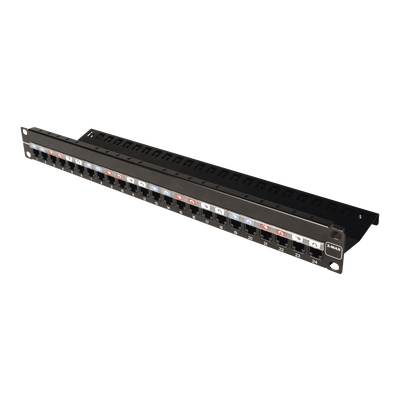 Patch Panel Z-Max, de 24 Puertos, Modular (Vacío), Plano, 1UR - SIEMON