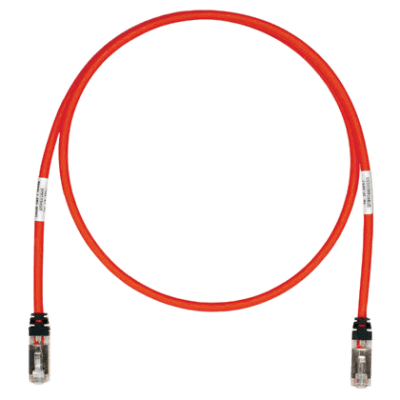 PANDUIT STP6X9RD - Patch Cord Cat6A / Blindado S/FTP / CM/LSZH / 2.74 m (9 pies) / 26 AWG / Rojo | SIERRA STORE