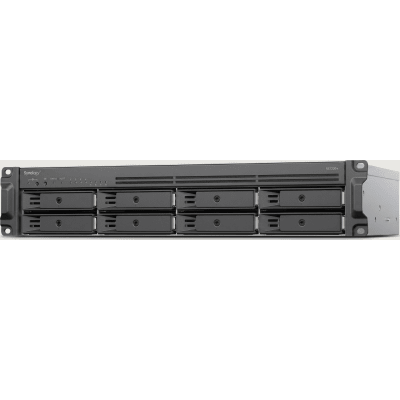 Rack NAS 2U / 8 Bahías / AMD Ryzen V1500B 2.2 GHz / 2.5GbE / M.2 NVMe / Escalable a 12 Bahías | SIERRA STORE