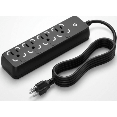 Toma multiple Inteligente / 4 Tomas / Wi-Fi Bluetooth Zigbee / Medición Individual / Protección Sobrecalentamiento / 3680 W Máx / 12 A | SIERRA STORE