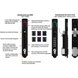 Manija de Control de Acceso EHandle RFID y Teclado / nVent Schroff / Para Gabinetes de Servidores y Red / Autenticación Simple o Dual | SIERRA STORE